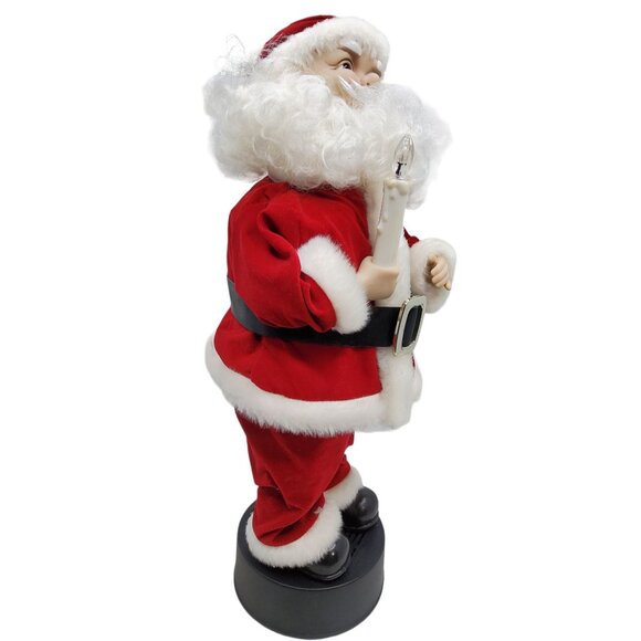 vintage happy christmas motion animated figurine mr santa - Picture 5 of 5